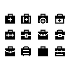 
First Aid Box Vector Icons 1
