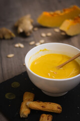 Pumpkin, Carrot and Ginger Soup