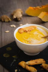 Pumpkin, Carrot and Ginger Soup