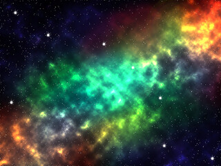 Obraz na płótnie Canvas multi color of galaxy star wallpaper 