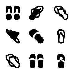 Slippers Vector Icons 1