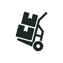 Hand truck icon