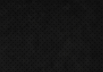 Obraz premium 和紙_和紋6_黒