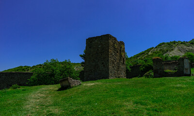 Nichbisi castle in central Georgia