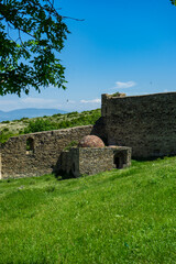 Fototapeta na wymiar Nichbisi castle in central Georgia