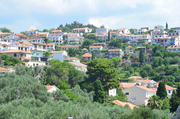 Fototapeta premium Montenegro, Ulcinj old town in summer in clear weather