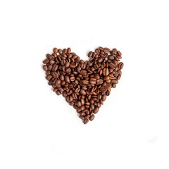 heart of cofee grains