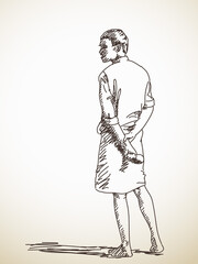 man in lungi