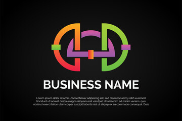 Unique Logo Template Semi circle