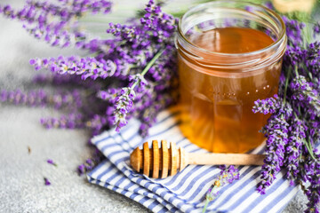 Summer lavandula honey
