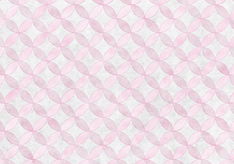 和紙_七宝6_ピンク