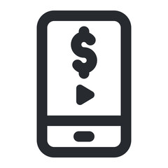 Ads, Advertising, Video Ads and Advertisement Icon