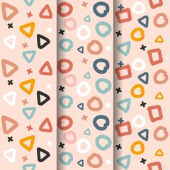 Abstract Design Seamless Pattern Vector for Backgrounds and Textures