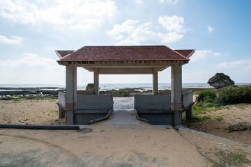 Fototapeta na wymiar 沖縄の砂浜