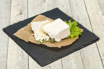 Greek traditional Feta soft cheese