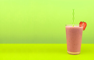Diet and vegetarian fruit smoothie