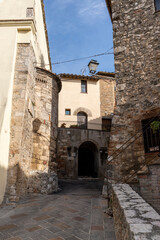Fototapeta na wymiar architecture of the village of San Gemini