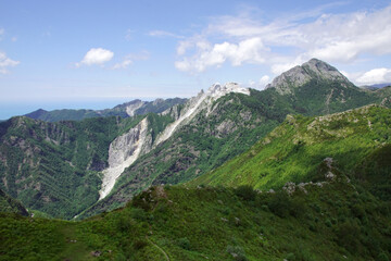 Fototapeta premium high mountain landscape