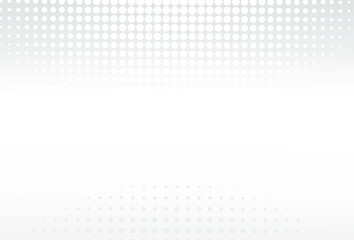 Halftone white & grey background. vector design concept. Abstract white and gray gradient background. Halftone dots design background. vector Illustration.