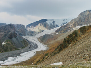 Mountains Landscape Travel aerial view from north side of Elbrus mount serene scenery wild nature calm idyllic scene