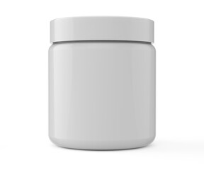 3d Illustration, supplement bottle mock-up
