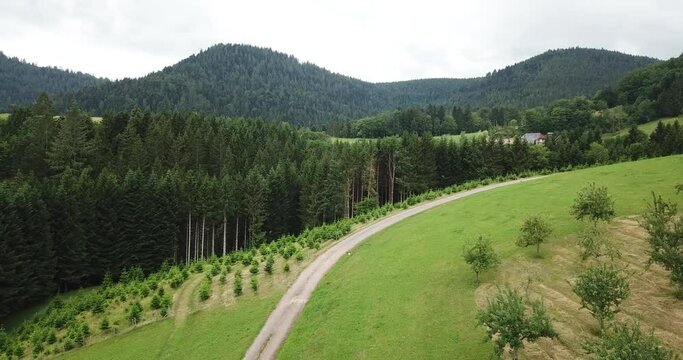 Luftbilder aus dem Schwarzwald Oberharmersbach