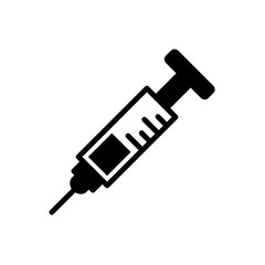 Syringe Medical Icon Vector Illustration