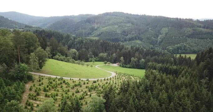 Luftbilder aus dem Schwarzwald Oberharmersbach