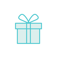 Icon gift design template vector