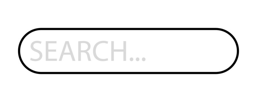 Template for internet search with magnifying glass