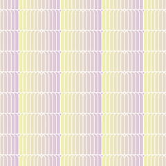 Pink and yellow gradient tiles seamless vector geometric pattern. Pastel ombre surface print design for backgrounds, stationery, textiles, and packaging. © rysunki.malunki