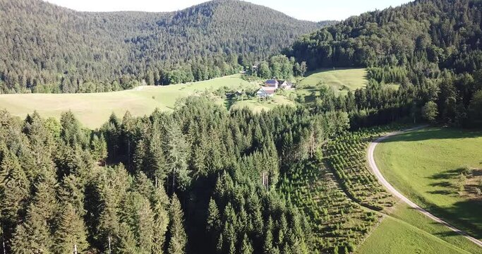 Luftbilder aus dem Schwarzwald Oberharmersbach