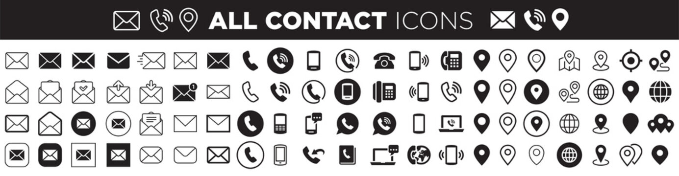 contact icons