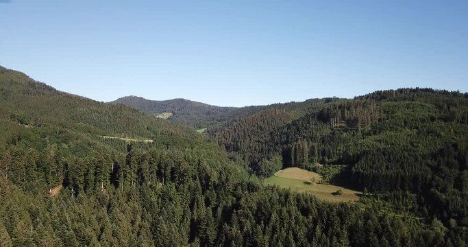 Luftbilder aus dem Schwarzwald Oberharmersbach