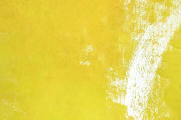 Yellow painted grunge texture