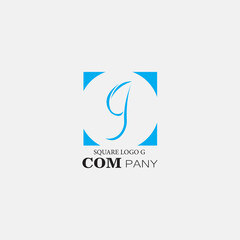 Fototapeta premium letter g abstract logo color emblem. vector design