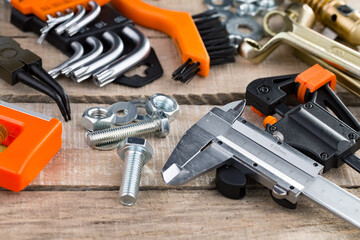 Various tools for working in the workshop.