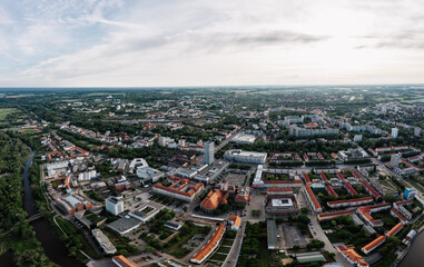 Obraz premium cityscape photo of Frankfurt Oder in Brandenburg