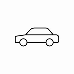 Outline car icon.Car vector illustration. Symbol for web and mobile