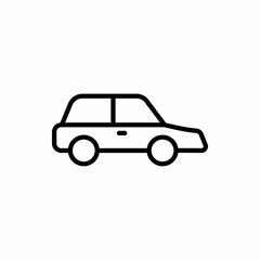 Outline car icon.Car vector illustration. Symbol for web and mobile