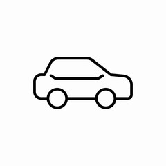 Outline car icon.Car vector illustration. Symbol for web and mobile
