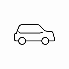 Outline car icon.Car vector illustration. Symbol for web and mobile