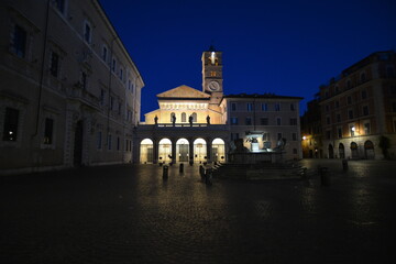 Fototapeta na wymiar Roma Santa Maria in Trastevere