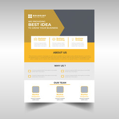 Modern Creative business flyer template