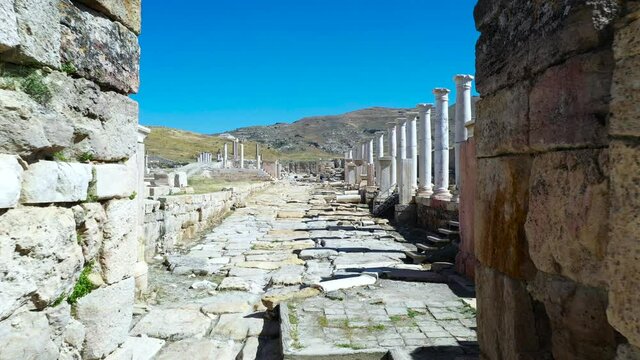 The ancient city of Tripolis - Denizli -  Turkey.