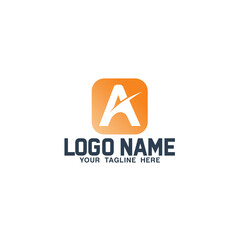 Abstract A Letter Vector Logo Design