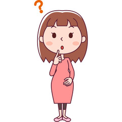 疑問に思う妊婦