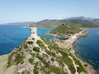 Fototapeta na wymiar 4k photo landmark Corsica, French Island, France, Europe, Drone aerial view