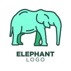 simple and modern Elephant logo or icon sign versatile for every needed
company or business