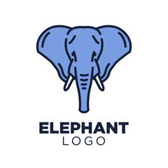 simple and modern Elephant logo or icon sign versatile for every needed
company or business